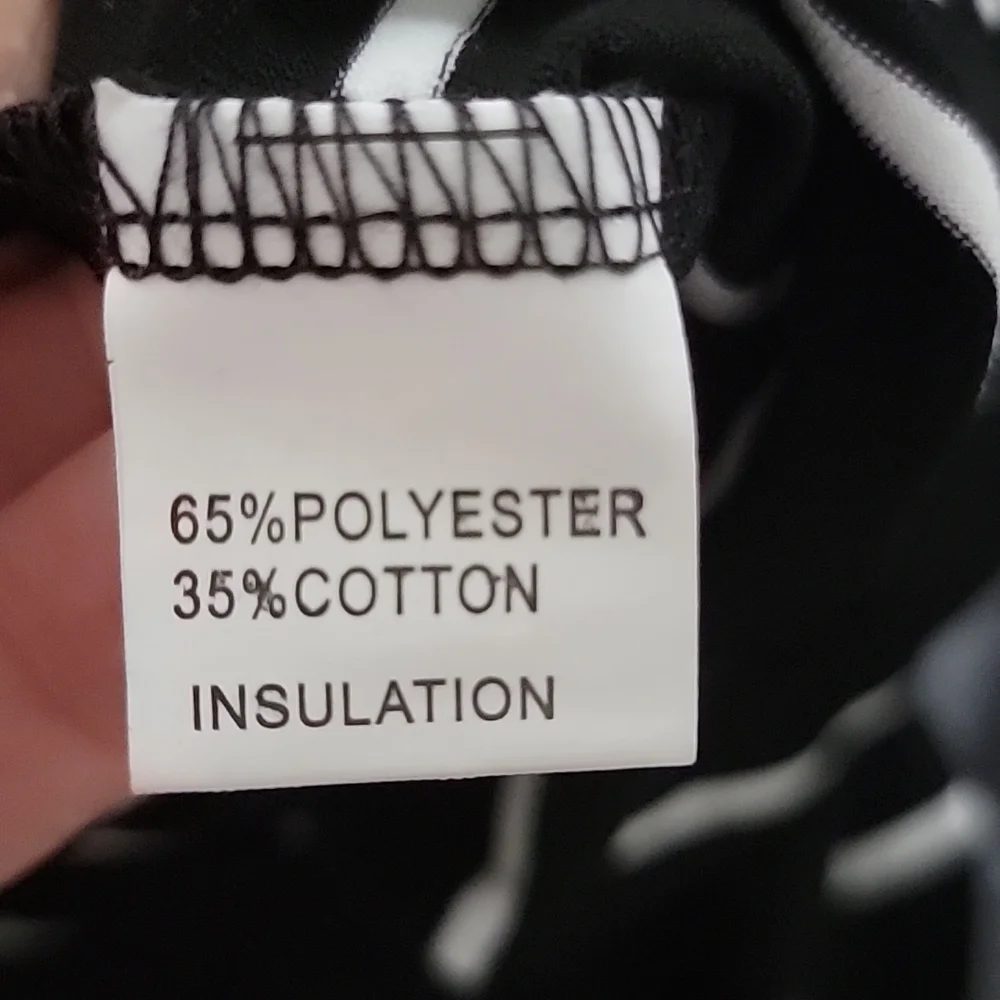 SOLD - NWT Black and White Striped Jumpsuit - Picture 7 of 7